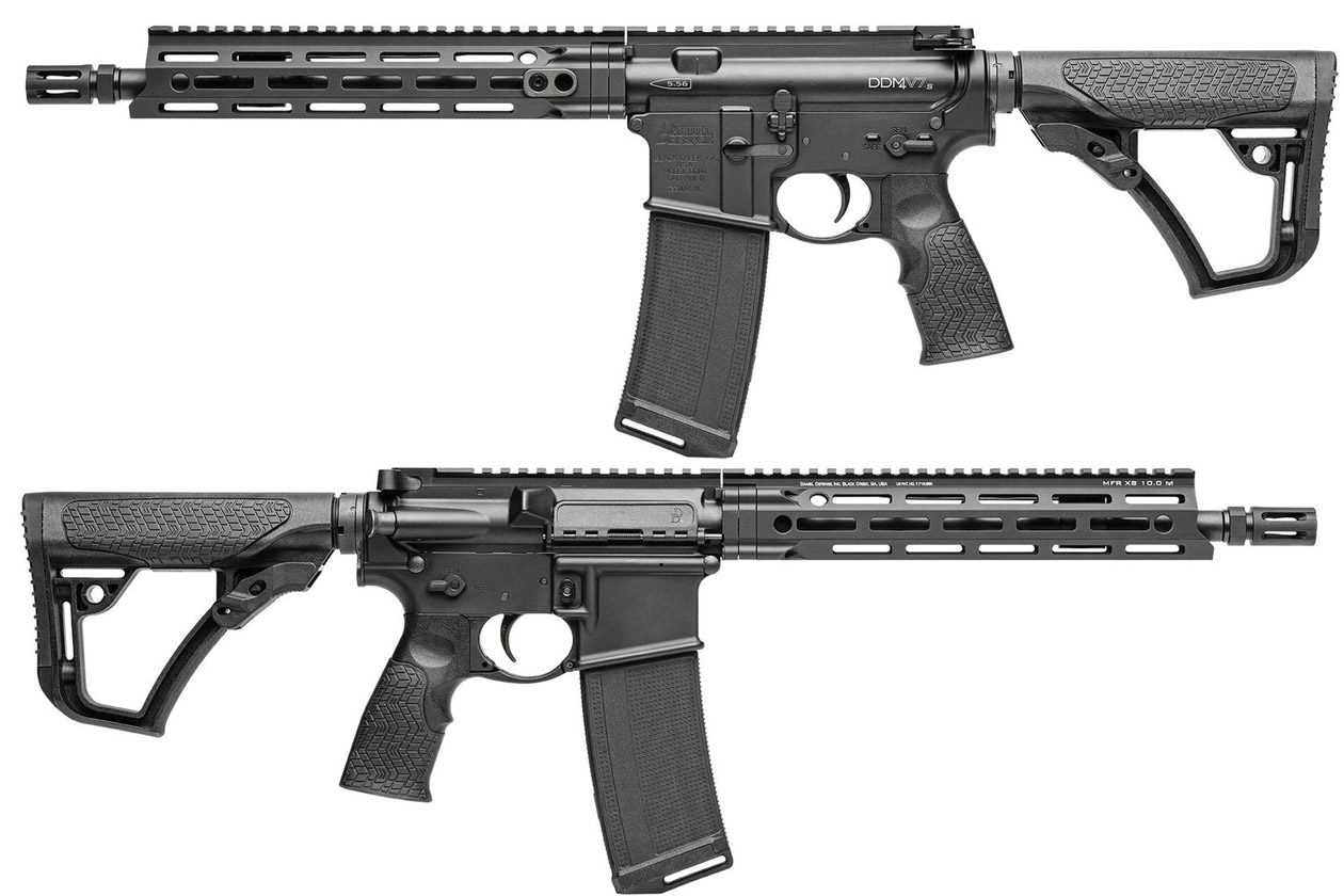 Daniel Defense DDM4 V7 SLW Black M-lok 14,5", puška samonabíjecí, 223 Rem.