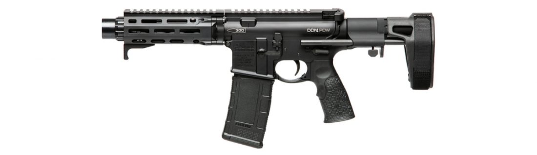 Daniel Defense DDM4 PDW 7", puška samonabíjecí, 300 AAC Blackout, RŮZNÉ BARVY
