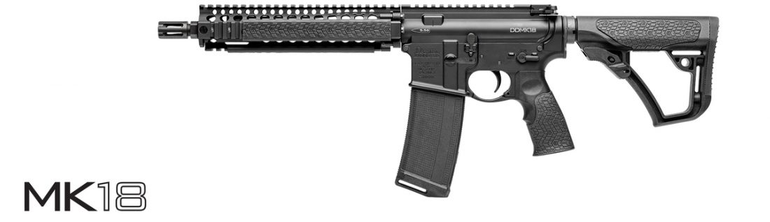 Daniel Defense DDM4 MK18 Black 10,3", puška samonabíjecí, 223 Remington