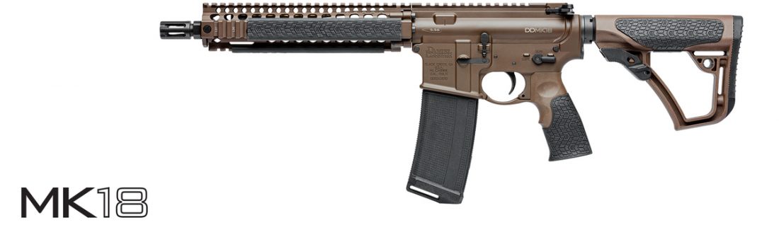 Daniel Defense DDM4 MK18 10,3" MilSpec+, puška samonabíjecí, 223 Rem.