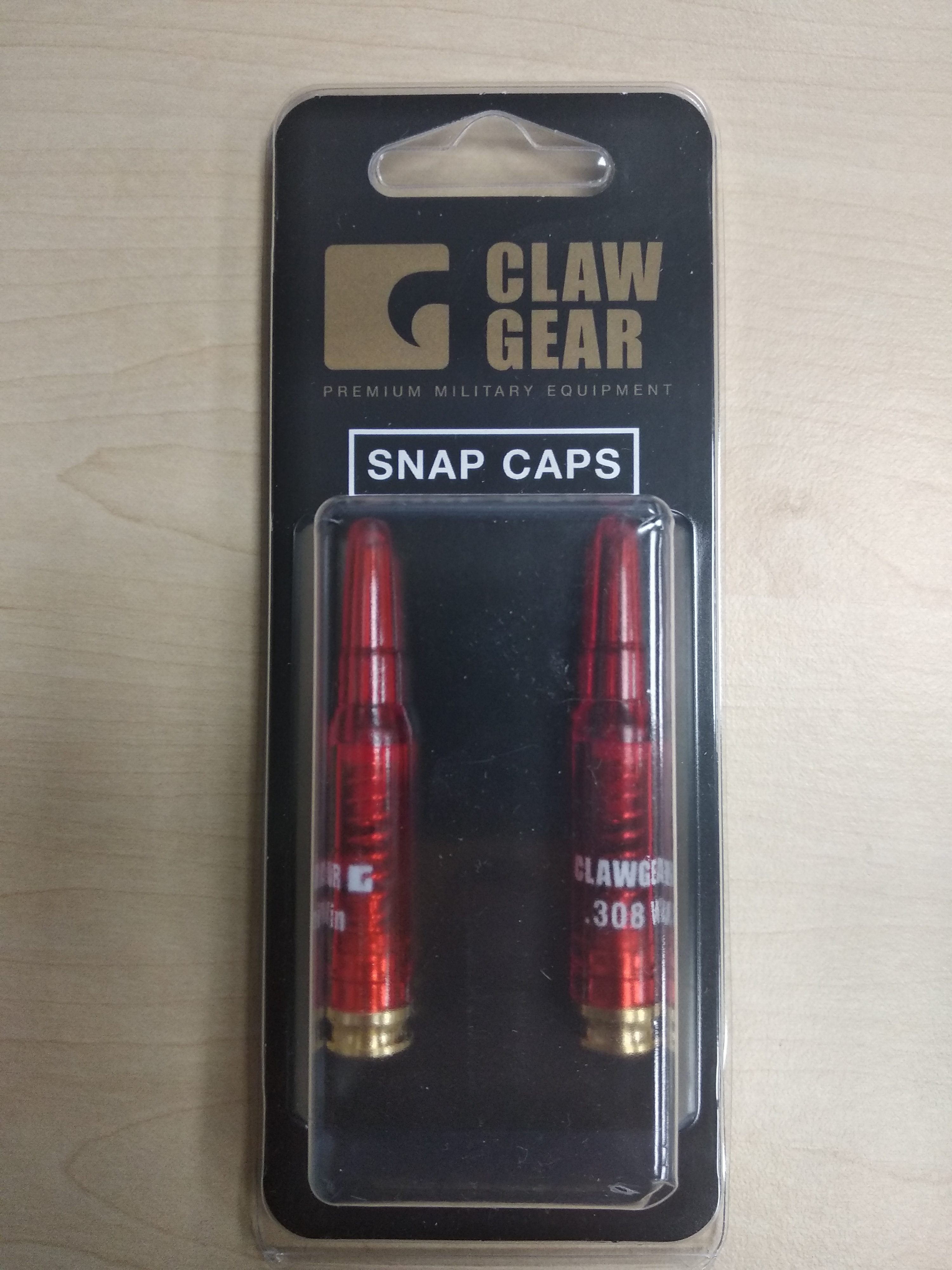 Clawgear Cvičné náboje SNAP CAPS .308 Win, blistr 2 ks