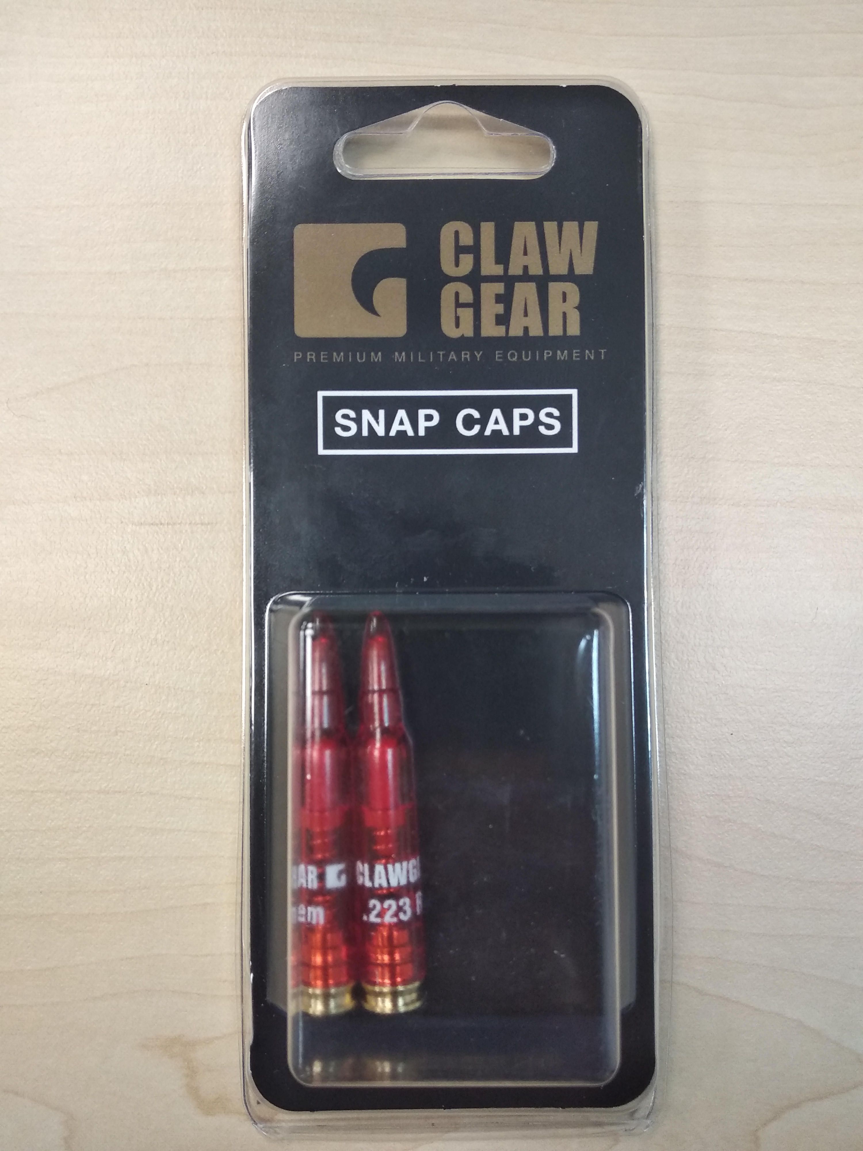 Clawgear cvičné náboje SNAP CAPS .223 Rem, blistr 2 ks