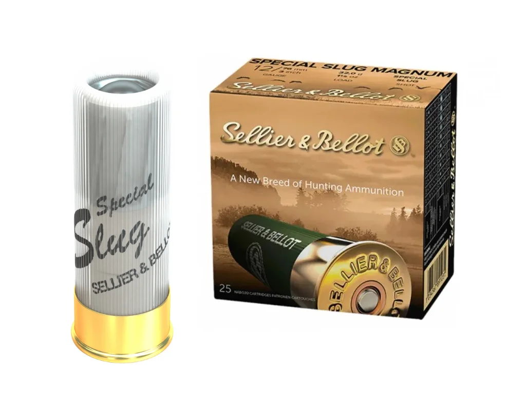 Náboje brokové S&B .16/65 Special SLUG s jednotnou střelou, Kat S3