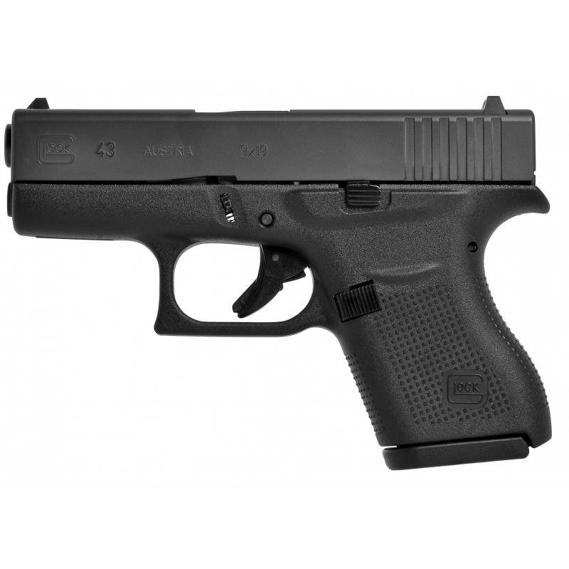 Glock 43, pistole samonabíjecí, 9x19