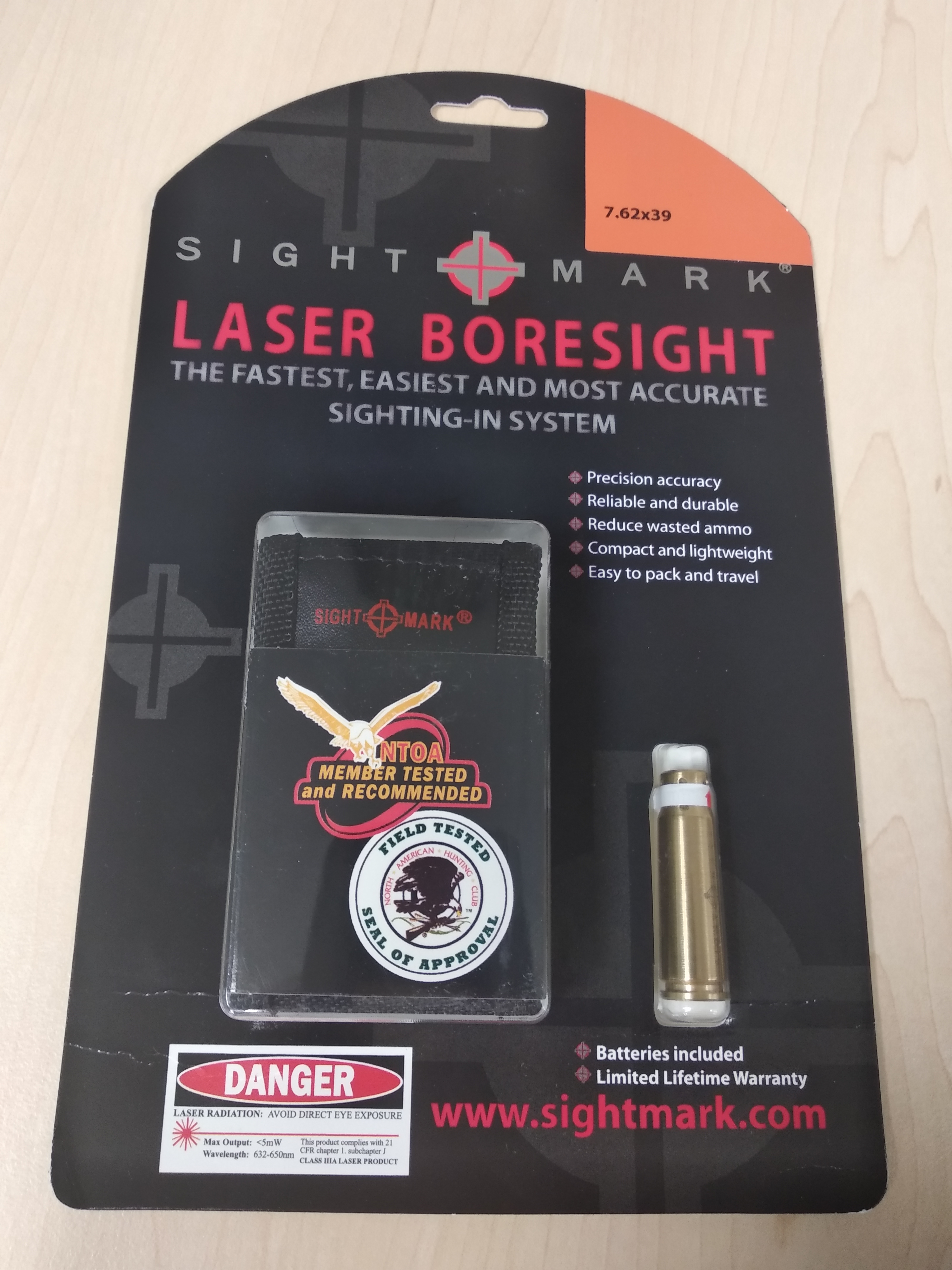 Nastřelovací laser Sightmark 7.62x39