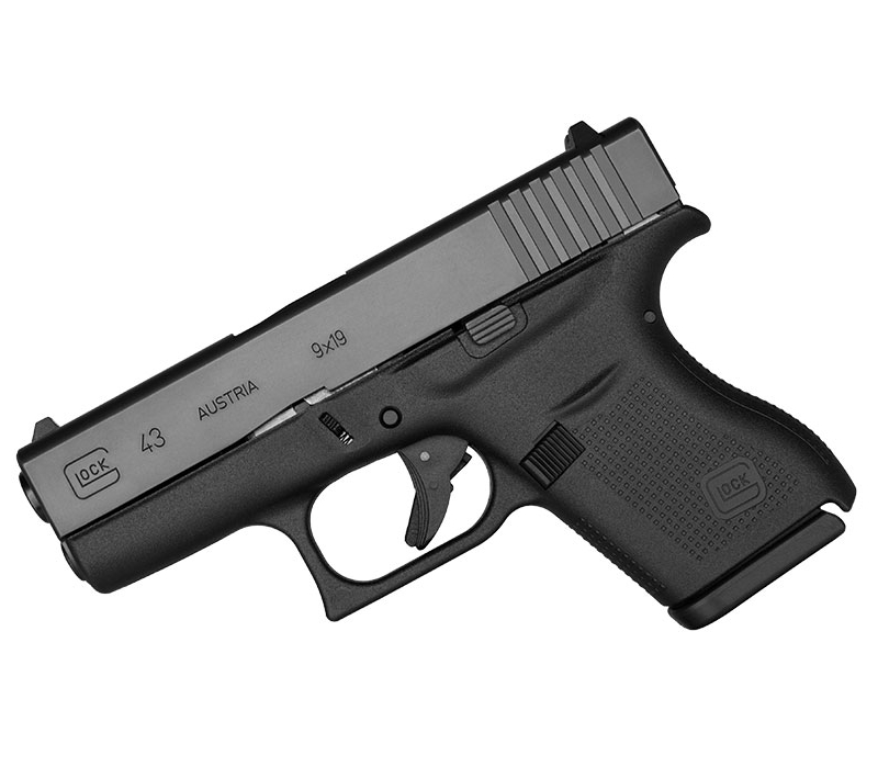 Glock 43, pistole samonabíjecí, 9x19
