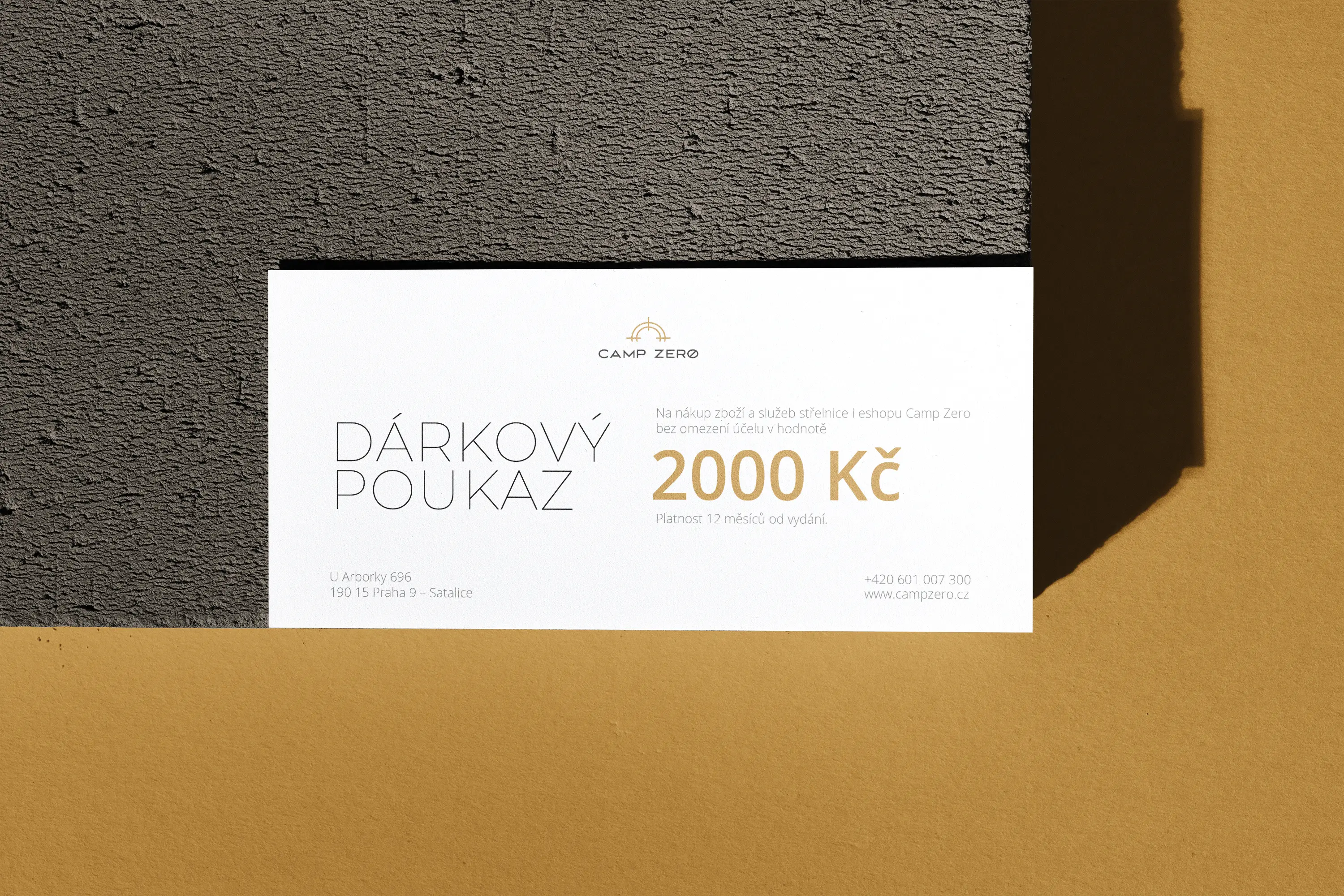 Dárkový poukaz - hodnota 2 000 Kč